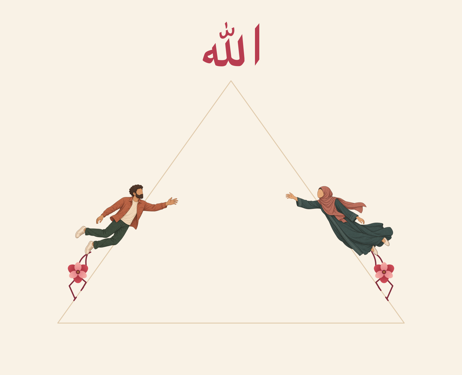 Mohammed and Mariam draw nearer beneath Allah